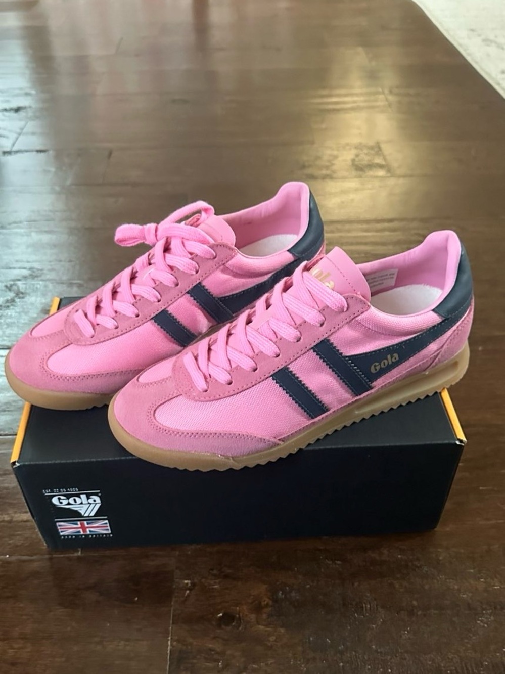 Gola Tornado Sneakers Pink size 8 Brand New - Picture 2 of 12